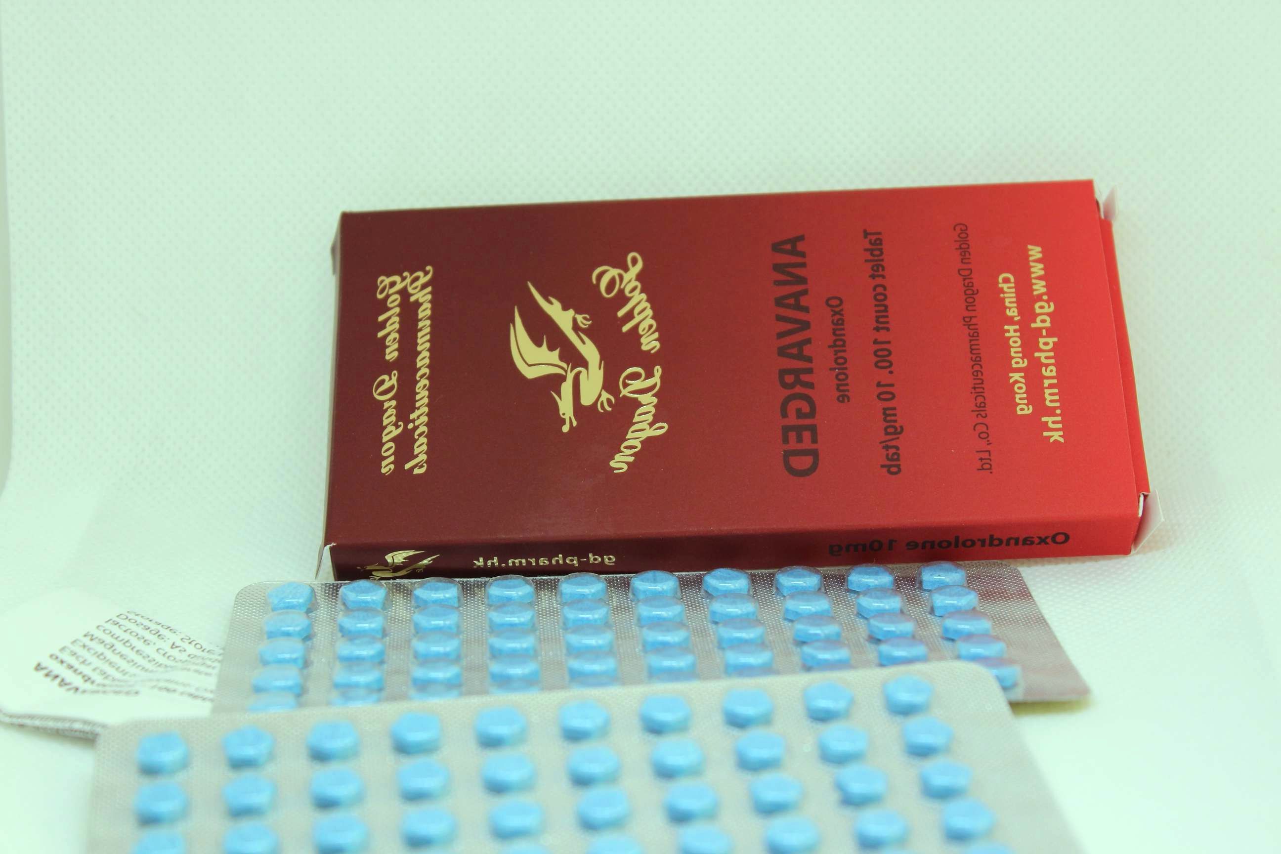 Anavar Oxandralone Golden Dragon Pharmaceuticals Co., Ltd 10mg/100tab