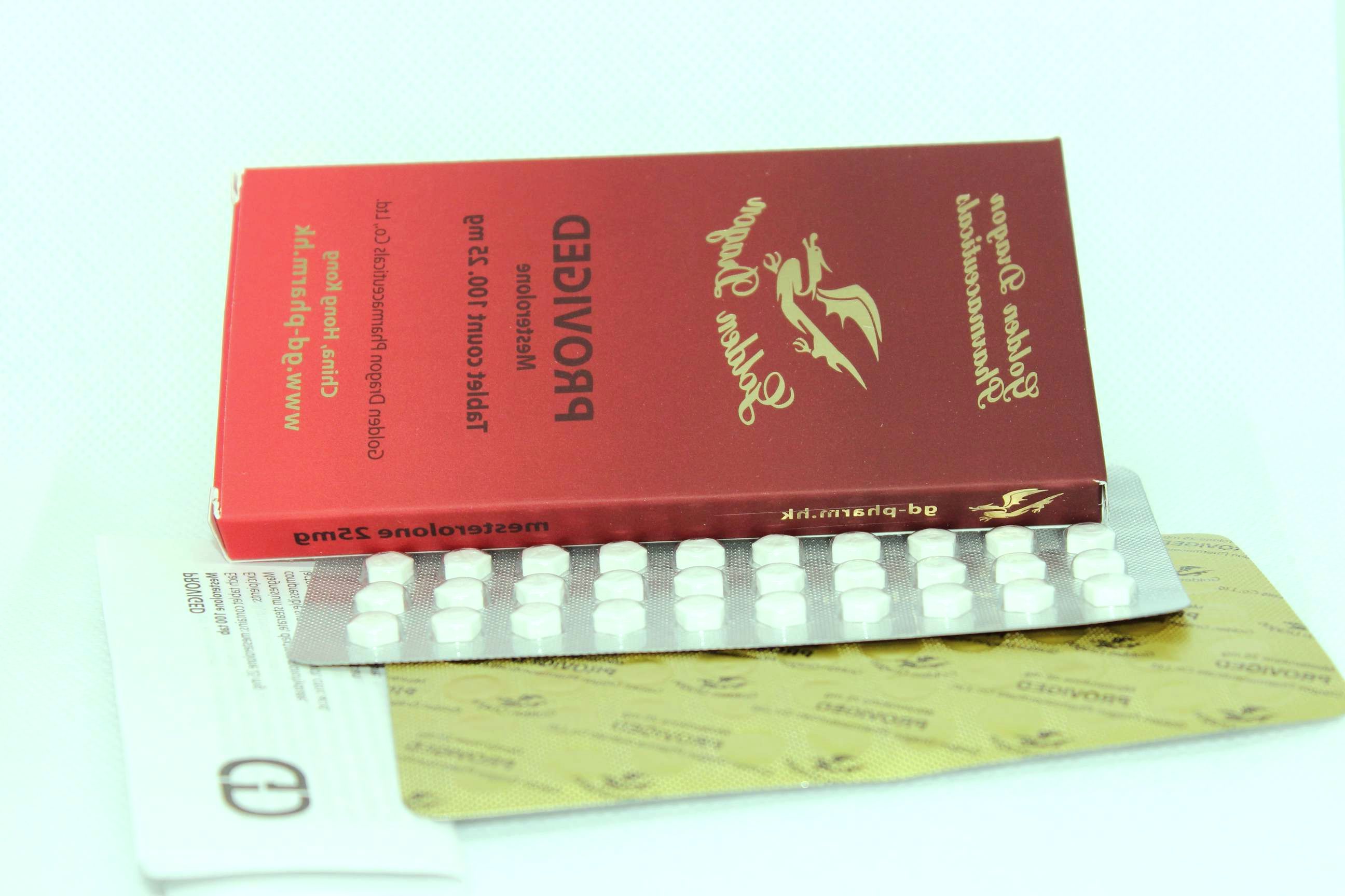Mesterolone tabs Golden Dragon Pharmaceuticals Co., Ltd 25mg/20tab